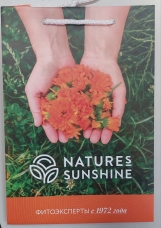 Подарочный бумажный пакет "NSP" (комплект 5шт.)