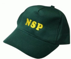 Бейсболка зеленая с вышивкой  NSP (1 шт.)